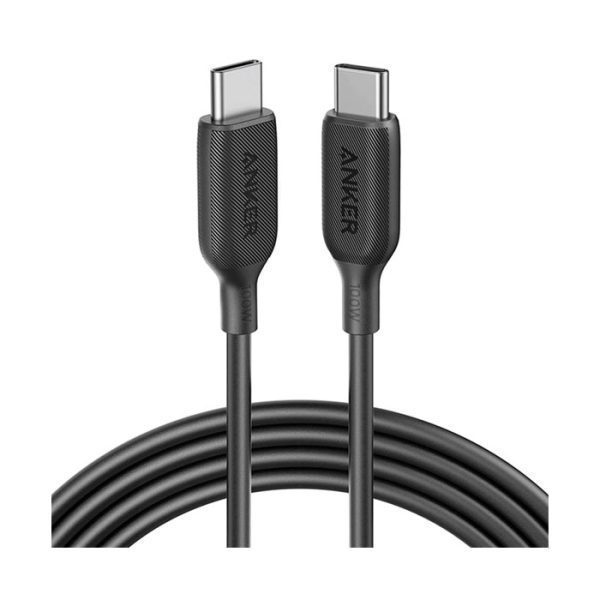 کابل تبدیل USB-C به USB-C انکر 100W مدل A8856 Powerline III