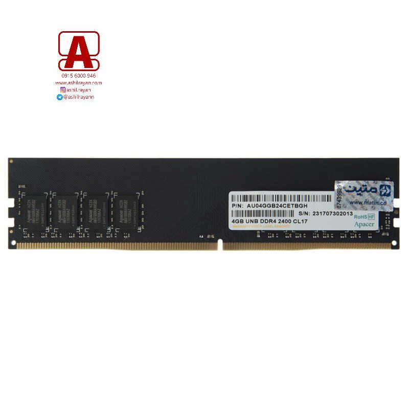 رم APACER DDR4 2400 4GB