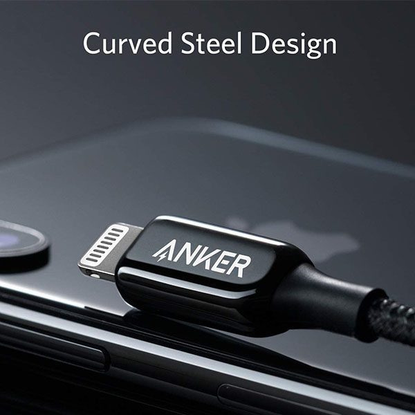 کابل تبدیل USB-C به Lightning انکر مدل A8842 Powerline plus III
