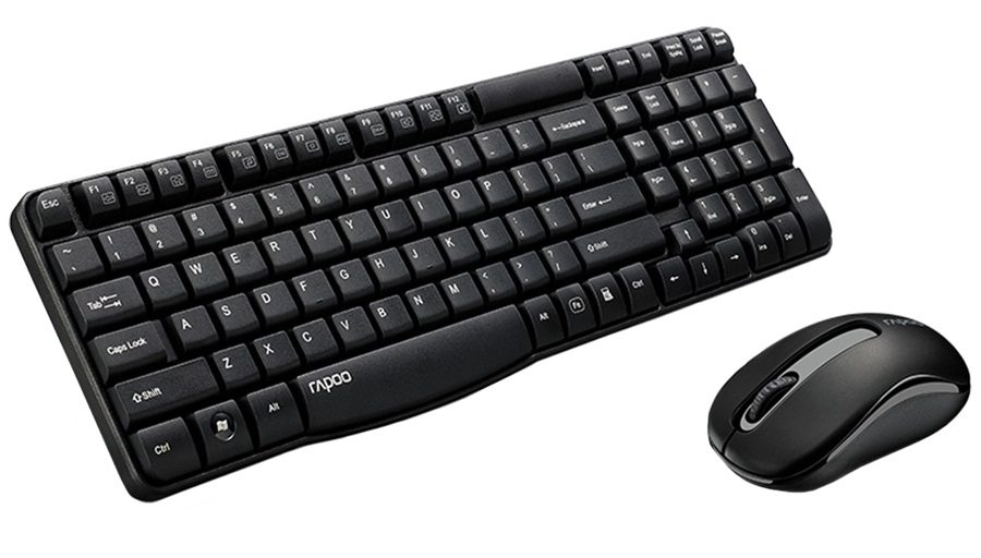 کیبورد و ماوس بی سیم رپو مدل X1800S- BLACK