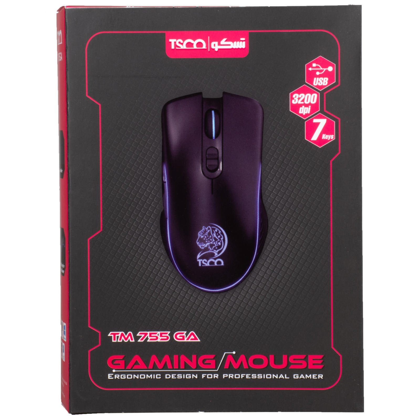 موس گیمینگ تسکو مدل TM755GA