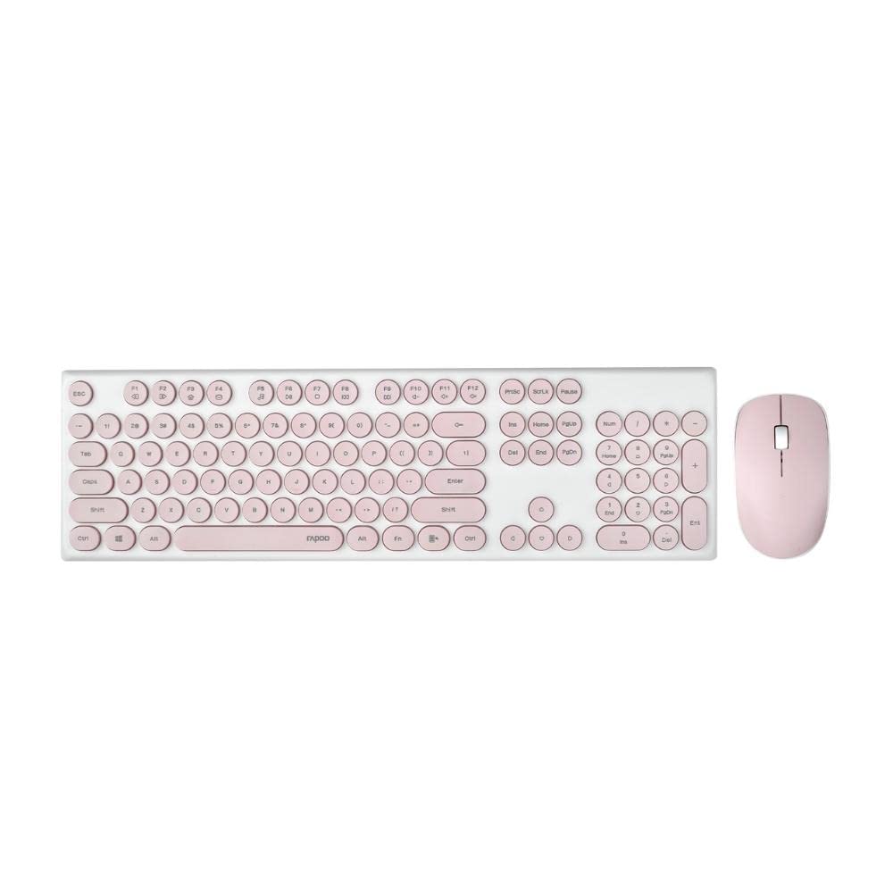 کیبورد و موس مدل RAPOO X260-PINK