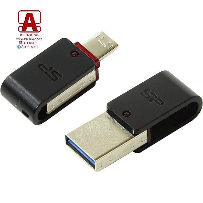 فلش سیلیکون پاور SILICON POWER FLASH MEMORY USB 3.0 X31 OTG 16GB