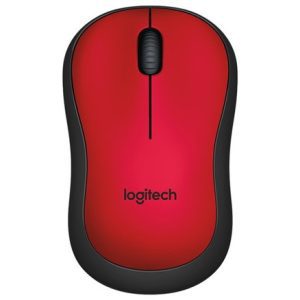 موس بی سیم مدل LOGITECH M220 SILENT-RED