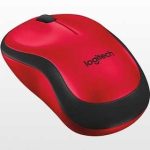 موس بی سیم مدل LOGITECH M220 SILENT-RED