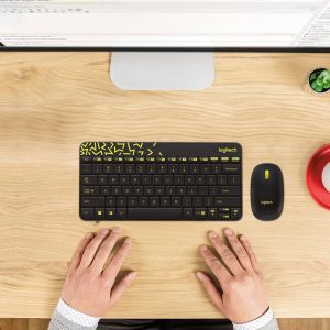 کیبورد و موس بی‌سیم LOGITECH MK240 NANO