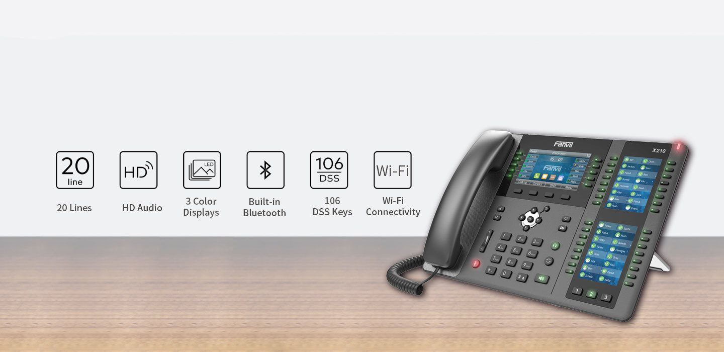 تلفن آی پی FANVIL مدل X210 