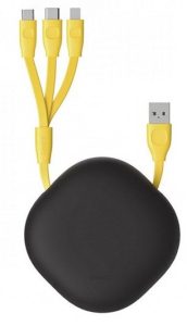 کابل BASEUS LIITLE REUNION ONE-WAY 85CM