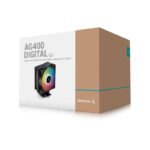 خنک کننده پردازنده DEEPCOOL AG400 DIGITAL BK ARGB