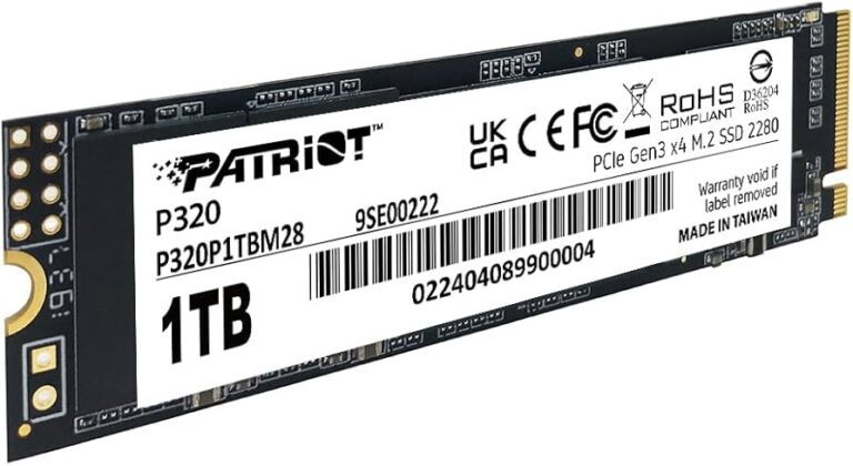 حافظه اس اس دی اینترنال PATRIOT P320 1TB M.2